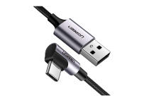 Кабель Ugreen US284 Type-A/Type-C (угловой) 1м [50941]