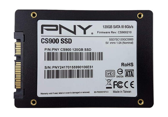 Накопитель SSD PNY CS900 120 ГБ SSD7CS900-120-RB Накопитель SSD PNY CS900 120 ГБ SSD7CS900-120-RB
