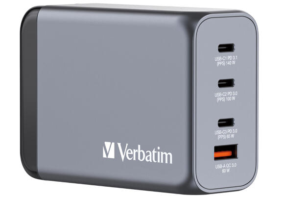 Зарядное устройство Verbatim GaN 240W 4-Port 32205