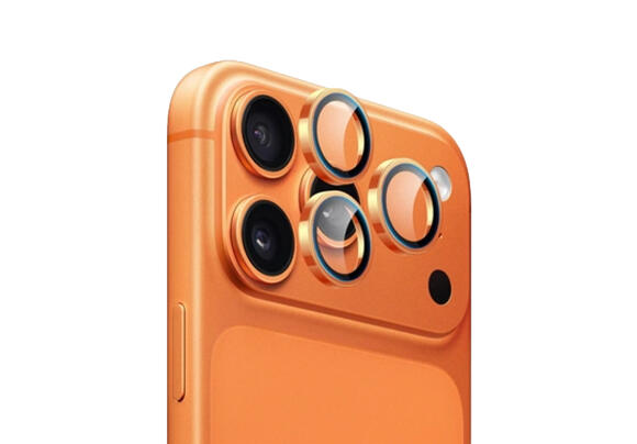Защитные стёкла на камеру YESIDO WB62 для iPhone 17 Pro и iPhone 17 Pro Max orange