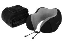Ортопедическая подушка и мягкий плед Porodo Lifestyle Comfort Duo PDLFSTWY25BK