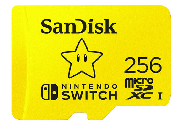 Карта памяти SanDisk Nintendo Switch 256 ГБ SDSQXAO-256G-GN3ZN MicroSD