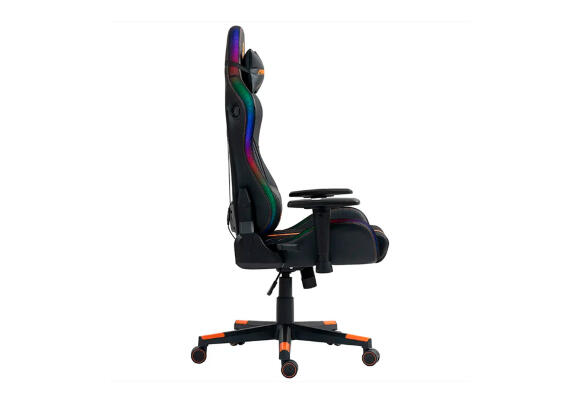 Кресло Porodo Gaming Ergonomic RGB Gaming Chair (Black-Orange)