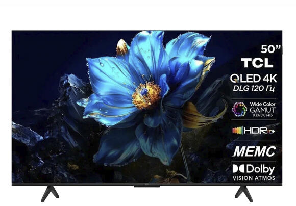 Телевизор  TCL 50P7K QLED UHD 50"