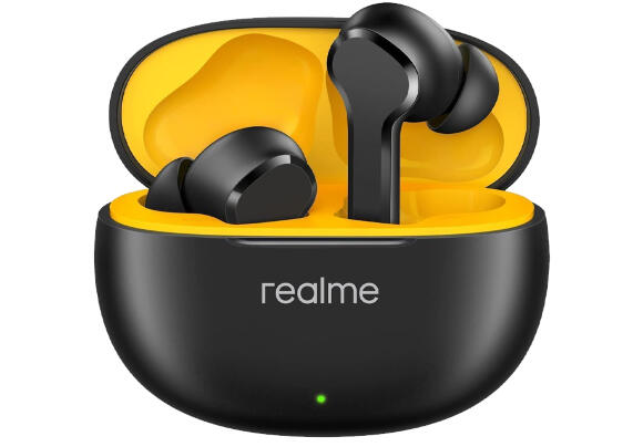 Наушники Realme TechLife Buds T100 Black+Yellow