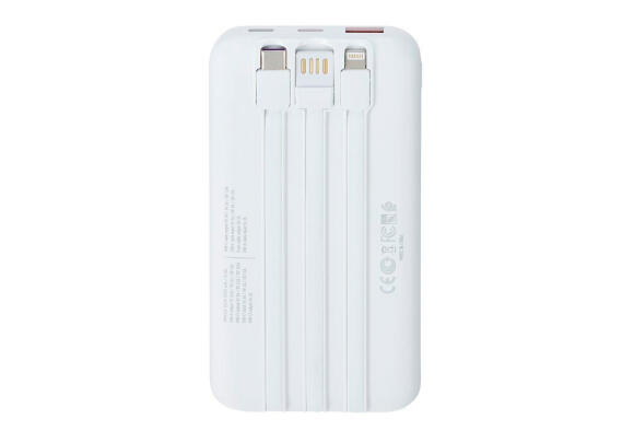 Power Bank Rivacase VA2211 (10000 мАч) PD, QC (White) Power Bank Rivacase VA2211 (10000 мАч) PD, QC (White)