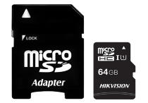 Карта памяти Hikvision 64 ГБ HS-TF-C1(STD)/64GB MicroSD