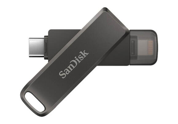 Накопитель USB Sandisk 128 ГБ Ixpand Luxe USB-С 3.0/Lightning SDIX70N-128G-GG6NE
