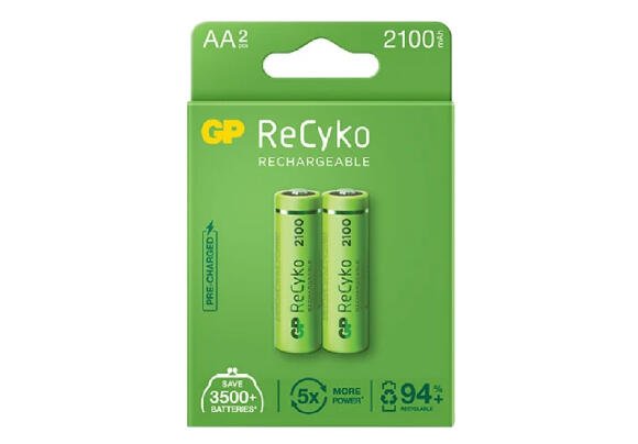 Батарея GP ReCyko+ AAx2 (перезаряжаемая) GP210AAHCB-US2