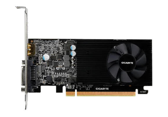 Видеокарта Gigabyte GeForce GT 1030 2 Гб (Low Profile) GV-N1030D5-2GL