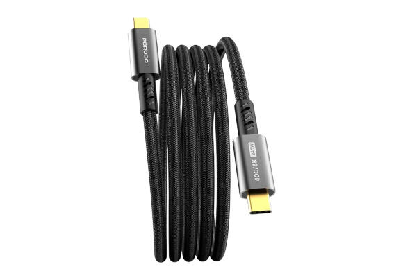 Кабель Porodo 40Gbps USB4 Thunderbolt Cable PD 240W Кабель Porodo 40Gbps USB4 Thunderbolt Cable PD 240W