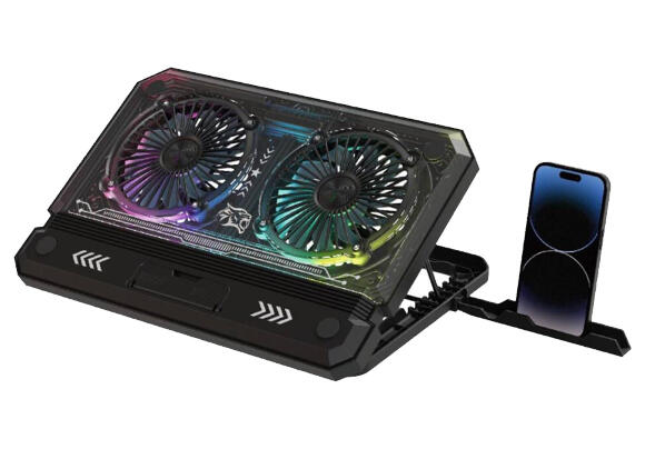 Подставка для ноутбука Porodo Gaming Crystal Shell PDX121-BK Подставка для ноутбука Porodo Gaming Crystal Shell PDX121-BK