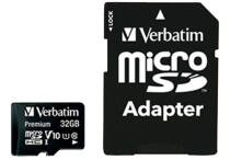 Карта памяти Verbatim Premium microSDHC 32GB Class 10 VER-44083