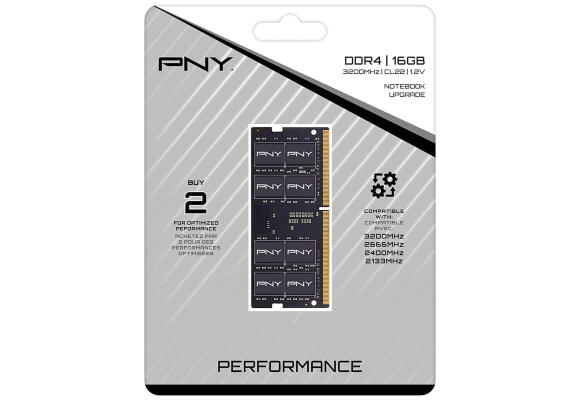 ОП для Ноутбука PNY 16 ГБ DDR4-3200 МГц