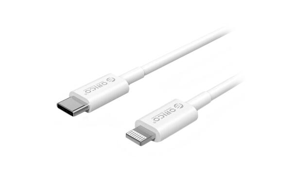 Кабель Orico CL01 USB Type C - Lightning  1м ORICO-CL01-10-WH-BP