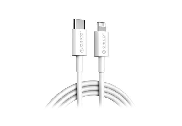 Кабель Orico CL01 USB Type C - Lightning  1м ORICO-CL01-10-WH-BP