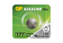 Батарея GP Alkaline 177F-2C10 1xAG1