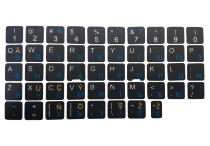 Наклейки на клавиатуру Good Quality RUS/ENG/TM белые, черные Наклейки на клавиатуру Good Quality RUS/ENG/TM белые, черные