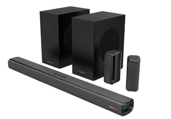 Саундбар Powerology PWLAU015 5.2.4 ch Bluetooth 615 Вт