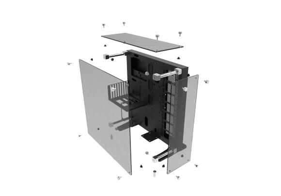 Корпус для ПК Thermaltake Core P5 Tempered Glass Edition CA-1E7-00M1WN-03