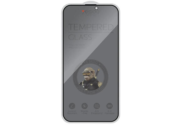 Защитное стекло Yesido TG27 Privacy Glass для iPhone 17 Pro