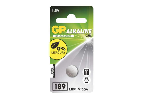 Батарея GP Alkaline 189F-C210 1xAG10