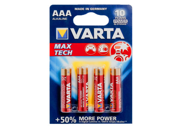 Батарея Varta Max Tech АААх4 4734