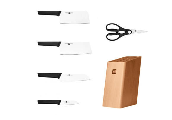 Набор кухонных ножей Xiaomi HuoHou Knife 6в1 Набор кухонных ножей Xiaomi HuoHou Knife 6в1