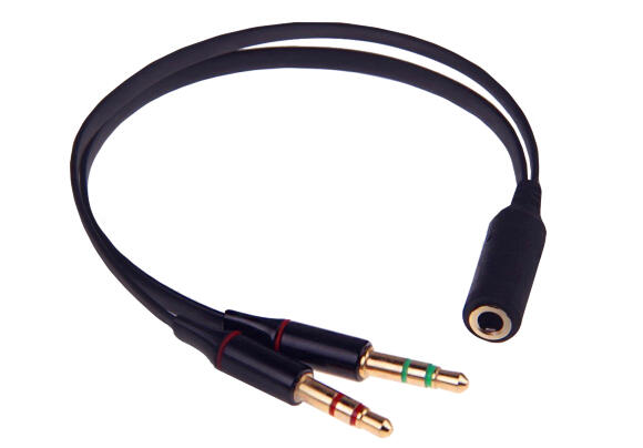 Адаптер 3.5 mm jack - 2 в 1 AJ3.5