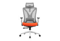 Офисное кресло Noel PRIMA-HG (White-Orange) Офисное кресло Noel PRIMA-HG (White-Orange)