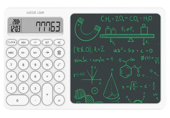 Настольный калькулятор 2 в 1 Green Lion CalcWrite Pro