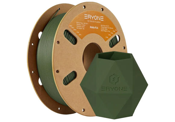 Филамент для 3D принтера ERYONE 1.75mm Matte PLA Olive Green Филамент для 3D принтера ERYONE 1.75mm Matte PLA Olive Green