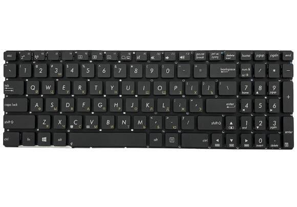 Клавиатура для ноутбука Asus N56, N76, R500v, S500, U550 (RU)