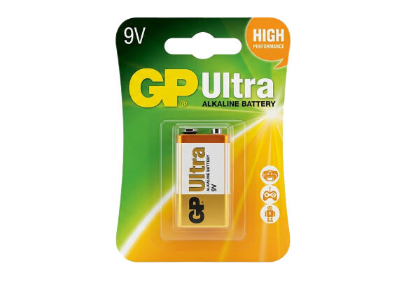Батарея GP ULTRA GP1604AU-U1 1x6F22 9V [KRONA]