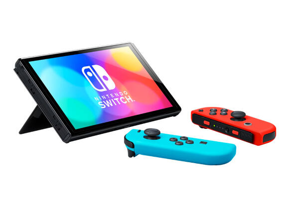 Игровая приставка Nintendo Switch OLED Neon Blue/Red Игровая приставка Nintendo Switch OLED Neon Blue/Red