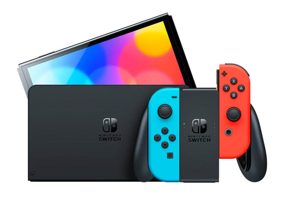 Игровая приставка Nintendo Switch OLED Neon Blue/Red Игровая приставка Nintendo Switch OLED Neon Blue/Red
