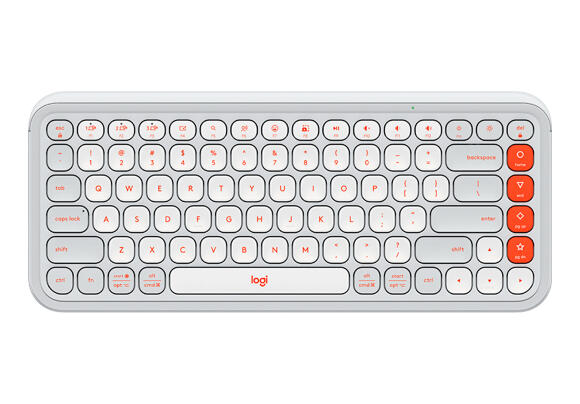 Клавиатура Logitech POP Icon Keys (Orange-White)