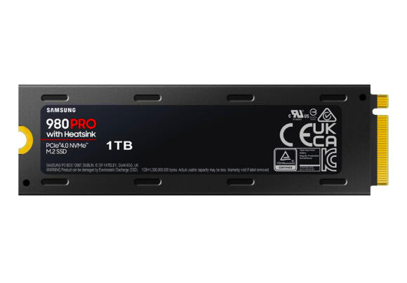 Накопитель SSD Samsung 980 Pro 1ТБ HeatSink MZ-V8P1T0B/AM Накопитель SSD Samsung 980 Pro 1ТБ HeatSink MZ-V8P1T0B/AM