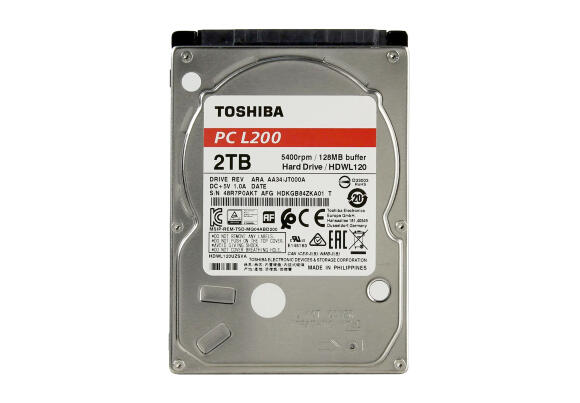 Жесткий диск Toshiba L200 2 ТБ 2.5'' HDWL120UZSVA