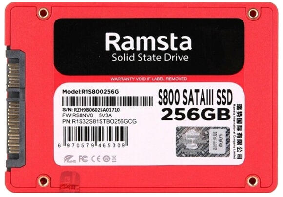 Накопитель SSD Ramsta 256GB S800 2.5" SATA 3D NAND