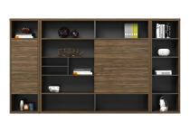 Картотечный шкаф C-CA3404 темный