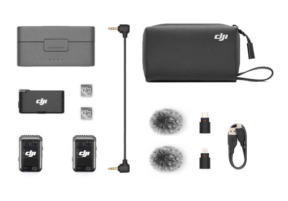 Петличный профессиональный микрофон DJI 2 (2 TX + 1 RX) Петличный профессиональный микрофон DJI 2 (2 TX + 1 RX)