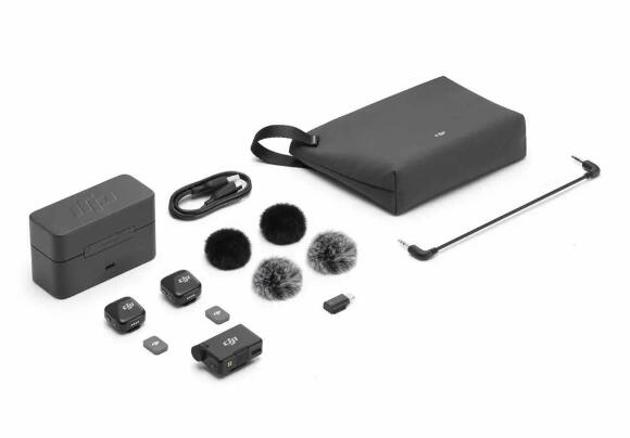 Петличный профессиональный микрофон DJI mini (2 TX + 1 RX) Петличный профессиональный микрофон DJI mini (2 TX + 1 RX)