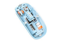 Мышь Green Lion Transparent Mouse 2 1600DPI (Blue)