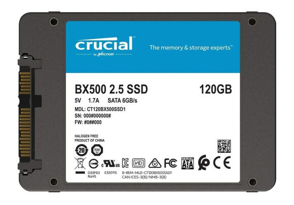 Накопитель SSD Crucial BX500 240 ГБ CT240BX500SSD1