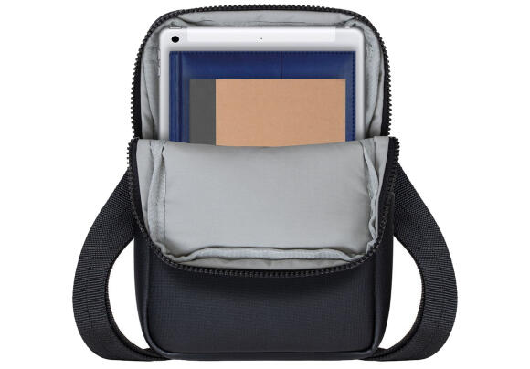 Сумка через плечо Rivacase 8810 Black Melange 