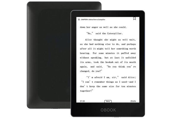 Электронная книга OBOOK 6 eReader RAM 4ГБ/ROM 64ГБ Black