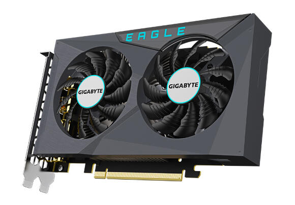 Видеокарта GIGABYTE GeForce RTX 3050 EAGLE OC 6 Гб GDDR6 Видеокарта GIGABYTE GeForce RTX 3050 EAGLE OC 6 Гб GDDR6