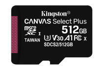 Карта памяти Kingston Canvas SELECT Plus 512 ГБ MicroSD SDCS2/512GB Карта памяти Kingston Canvas SELECT Plus 512 ГБ MicroSD SDCS2/512GB