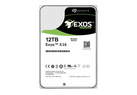 Жесткий диск для Сервера Seagate Exos X16 12 TБ 3.5'' NAS ST12000NM001G